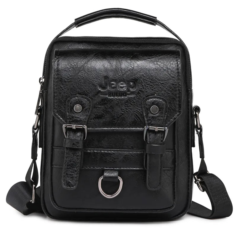 Men's Large Capacity Leather Messenger Bag