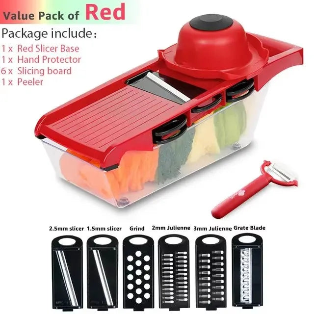 7-in-1 Vegetable Chopper & Grater Set