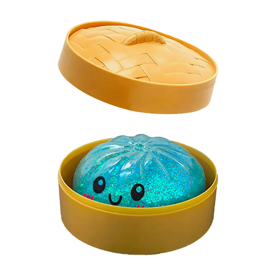 Glitter Dumpling Squishy Squeeze Toy (6 Styles)