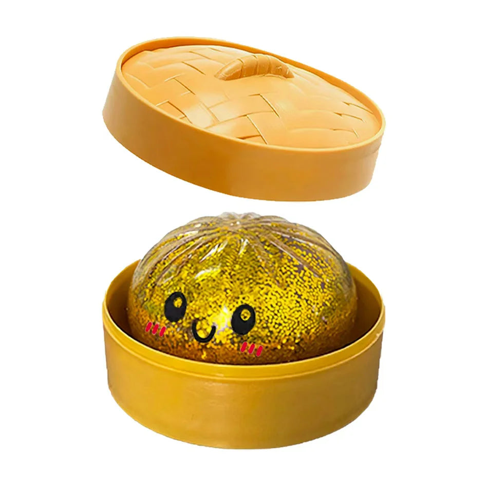 Glitter Dumpling Squishy Squeeze Toy (6 Styles)