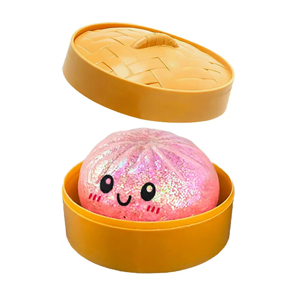 Glitter Dumpling Squishy Squeeze Toy (6 Styles)