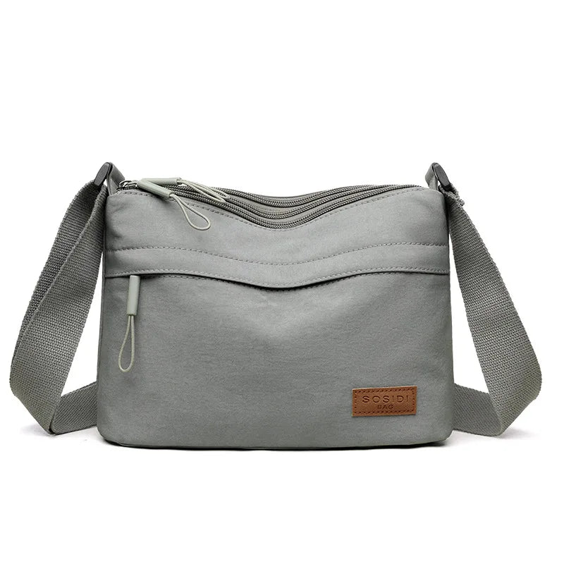3-Pocket Shoulder Crossbody Bag for Women