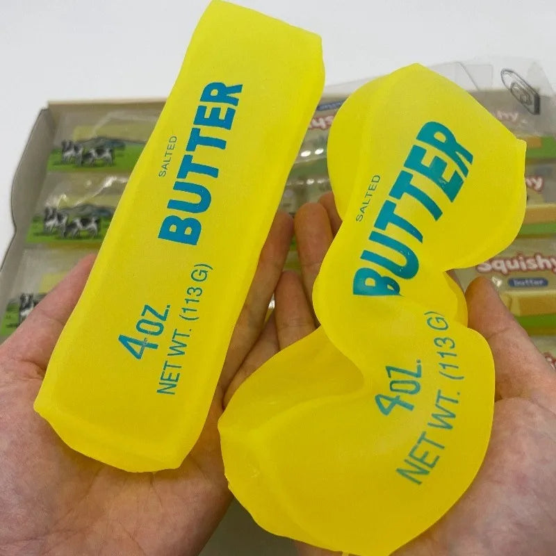Moldable Butter Bar Squishy Fidget Toy — Stress & Anxiety Relief