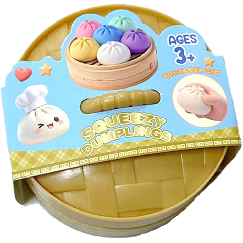 Glitter Dumpling Squishy Squeeze Toy (6 Styles)