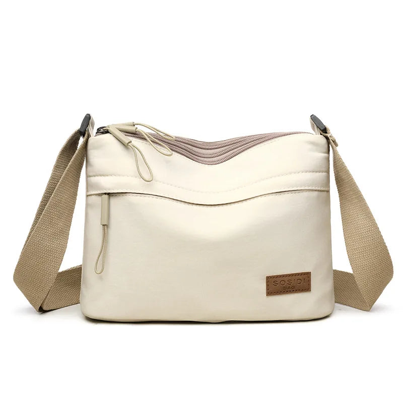 3-Pocket Shoulder Crossbody Bag for Women