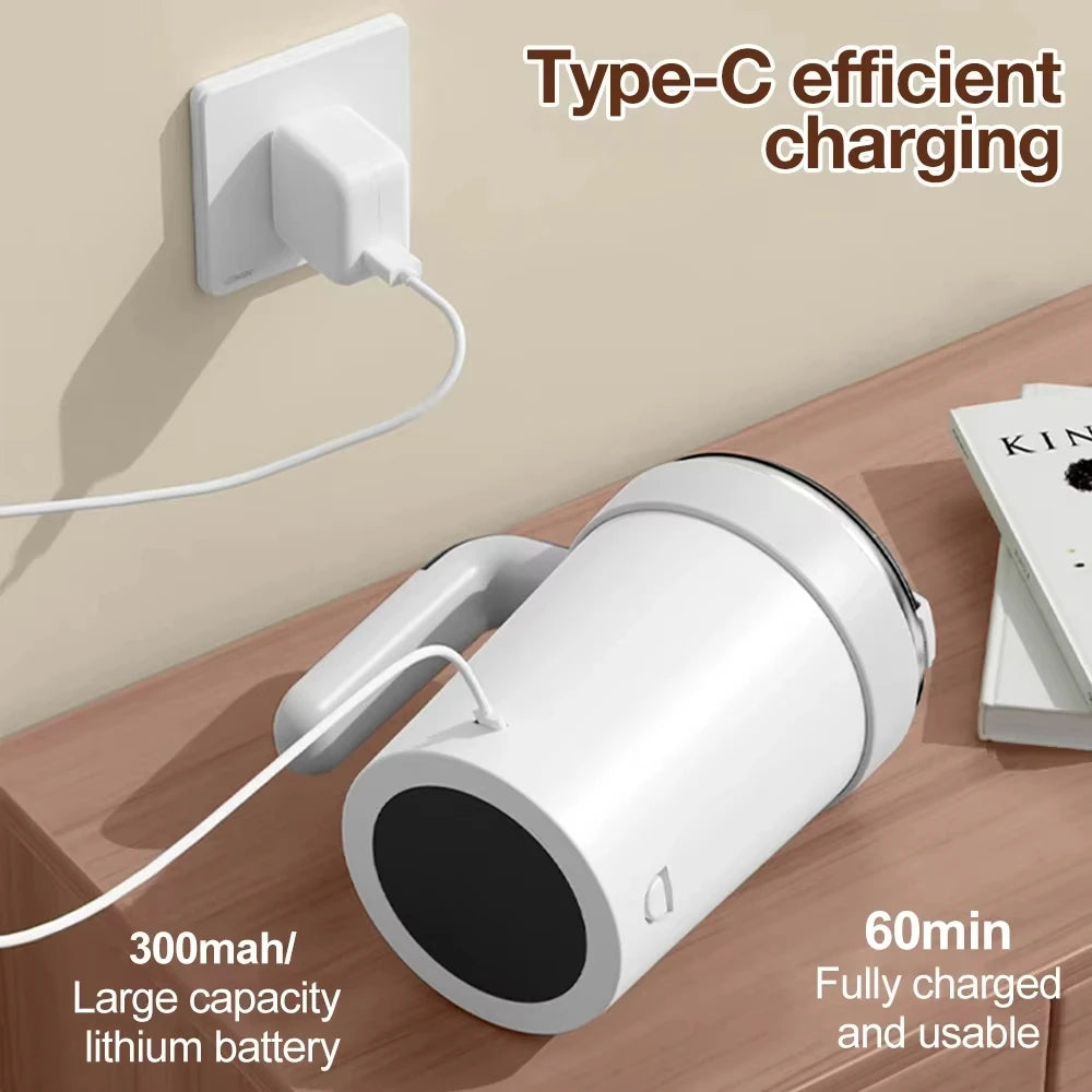 Self-Stirring Magnetic Mug with LED Temperature Display