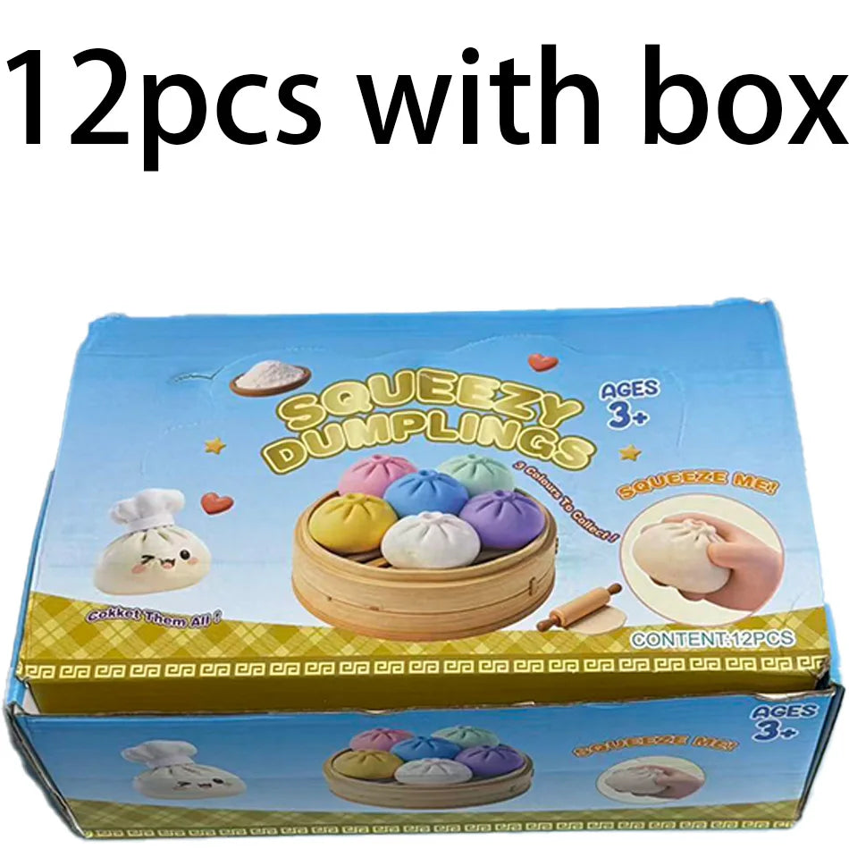 Glitter Dumpling Squishy Squeeze Toy (6 Styles)