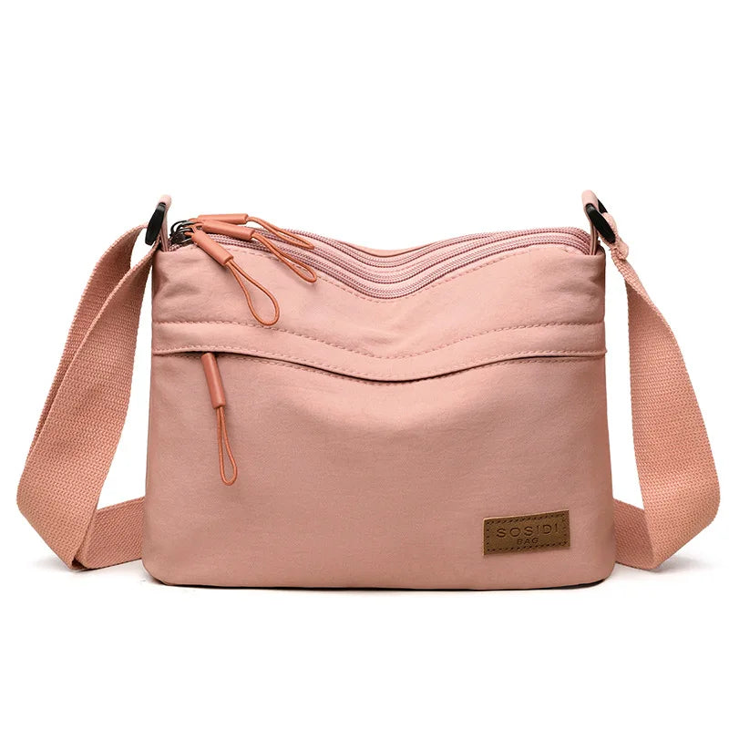 3-Pocket Shoulder Crossbody Bag for Women