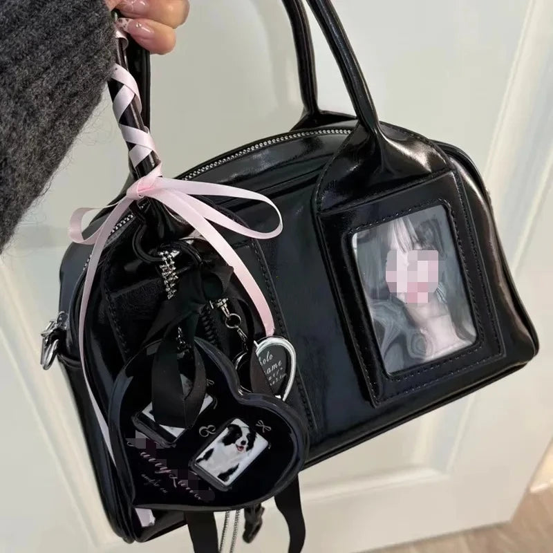 Y2K Transparent Ita Shoulder & Crossbody Bag