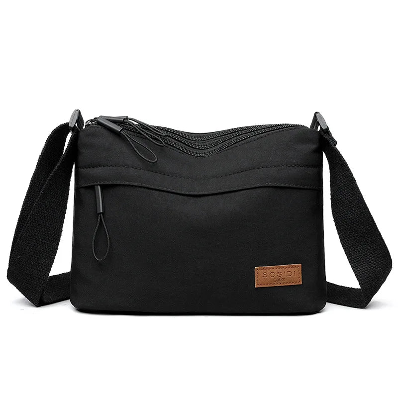 3-Pocket Shoulder Crossbody Bag for Women